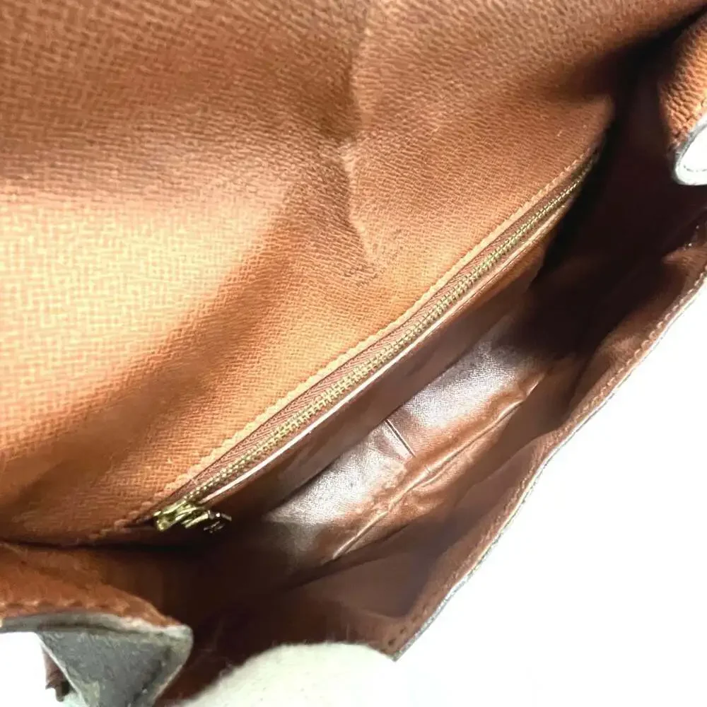 LOUIS VUITTON Brown Monogram Canvas Shoulder Bag